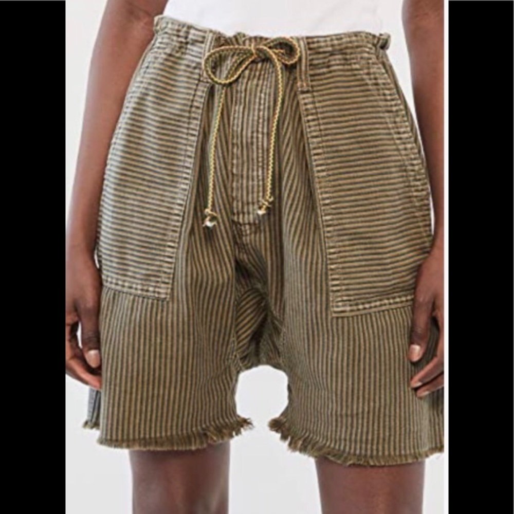 🥇🥇🥇Free People Easy Rider Long Rise Shorts - Picture 2 of 4